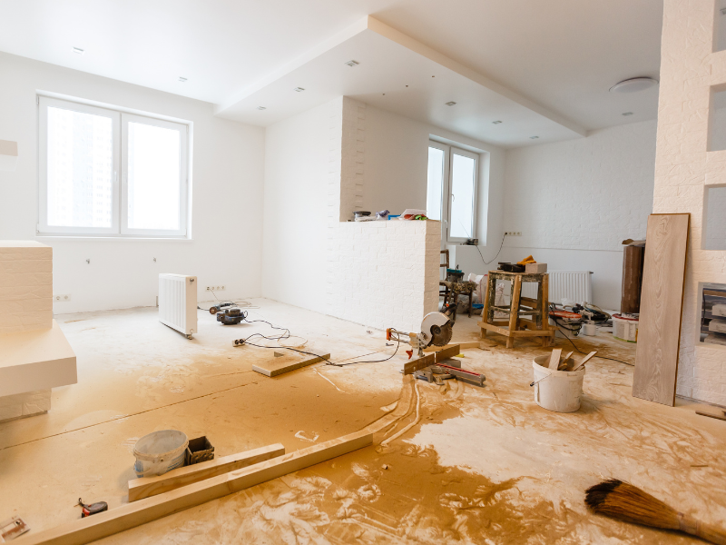 Rénovation de maison réalisée par Aubance Bâti