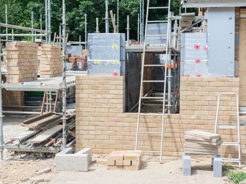 Extension de maison construite par Aubance Bâti